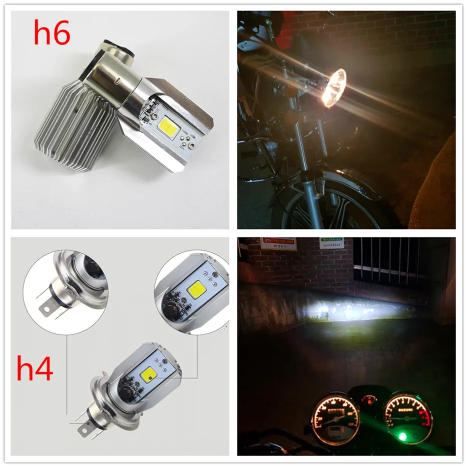 Мотоцикл светодиодные фары лампа H6 h4 6000k свет ATV для Ducati 1098 S триколор 1198 R 749 848 EVO |