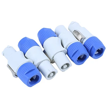 

20PCS 250V 3 Pin Speaker Chassis Adapter Power Con Connector NAC3FCA 20A AC Cable Speak-ON Connector Powercon Male Plug