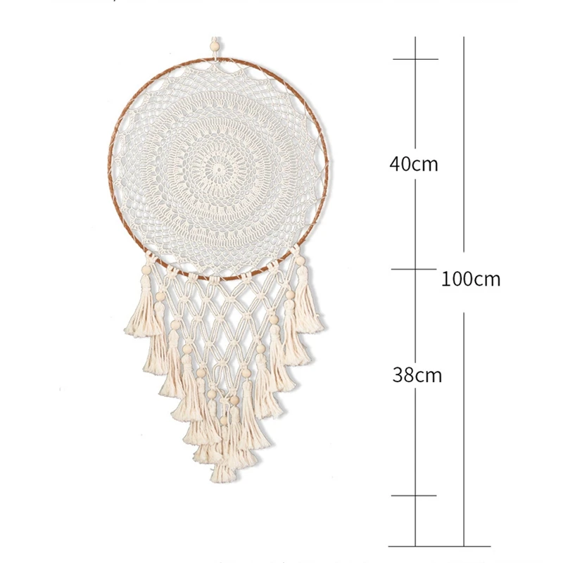 Dream Catcher Handmade Hemp Rope Dream Catcher Room Decoration Tassel Dreamcatchers Wall Hanging Decor Kids Gift