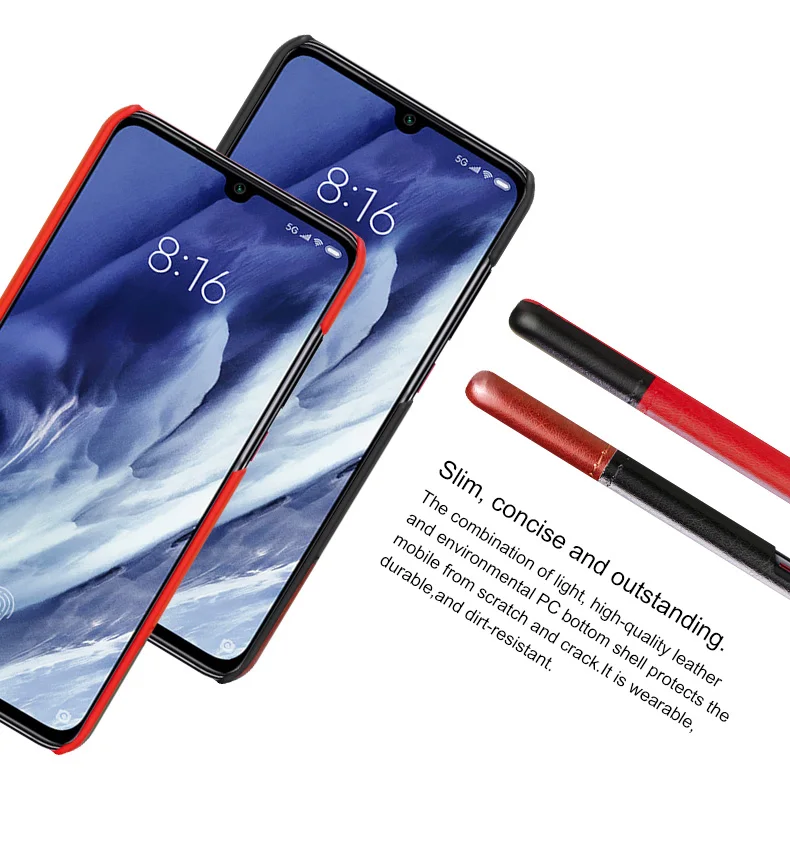 IMAK кожаная обувь в сдержанном стиле на заднюю панель для Xiaomi mi 9 Pro Чехол mi 9 Pro 5G чехол для Xiaomi mi 9 Pro 5G телефон кожного покрова mi 9Pro Fundas