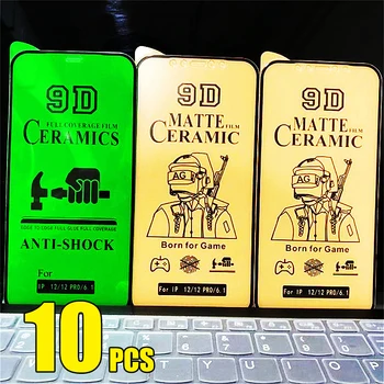 10 pezzi di pellicola protettiva opaca HD in ceramica 9D a copertura totale per Samsung Galaxy A05 A15 A25 A35 A55 A05S A03 A13 A23 A33 A53 A73