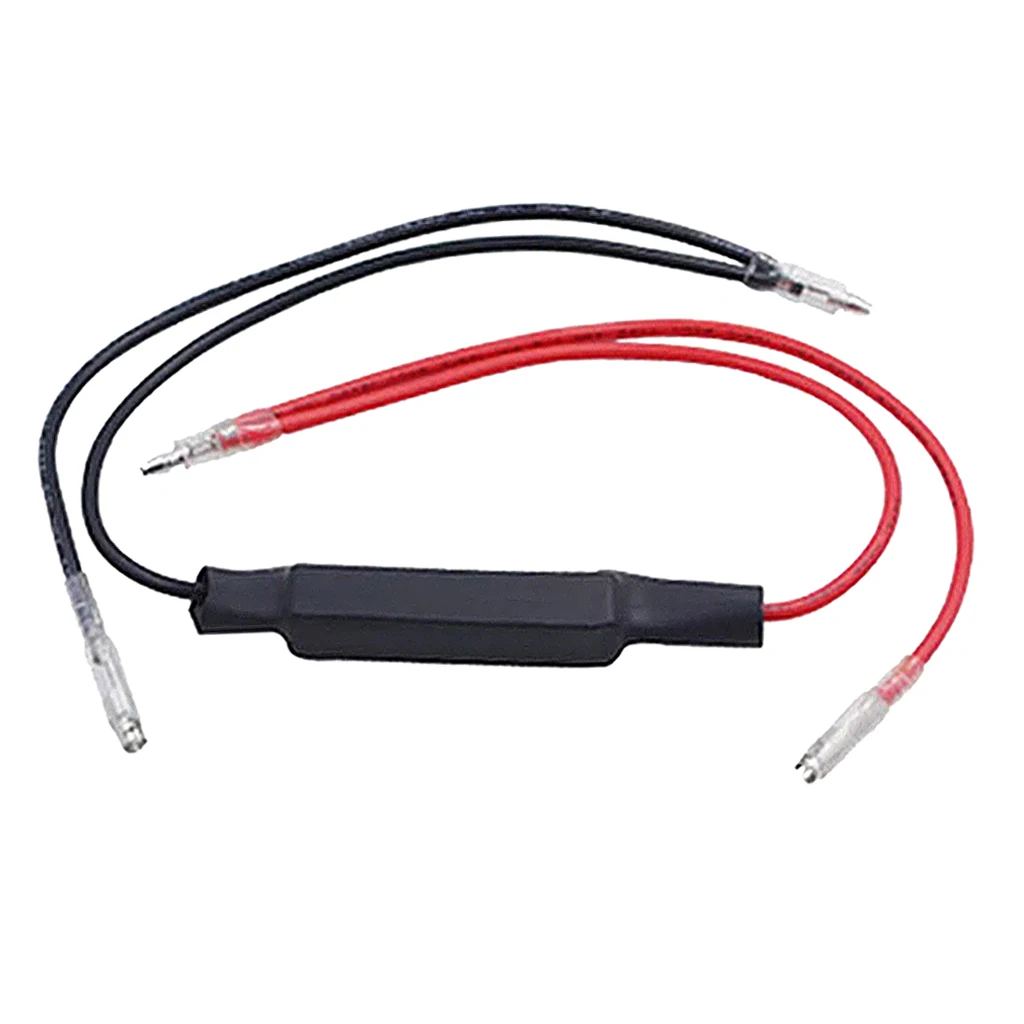 Motorcycles LED Turn Signal Bulb Flasher Relay Fast Blinker Fix 10W 10ohm