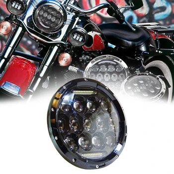 

7Inch 75W LED Headlight Lamp H4 DRL Hi/Lo Beam For JEEP CJ JK TJ Wrangler Harley