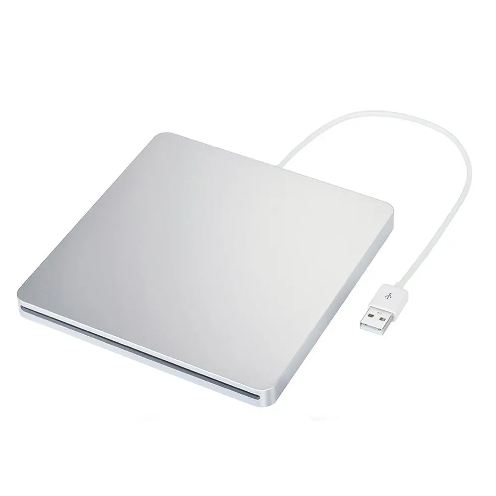 YiYaYo Внешний USB 2,0 CD/DVD дисков RW записывающийся-DVD-ROM плеер оптический привод для чтения для ноутбука Macbook Windows 7/8/10 - Цвет: Золотой