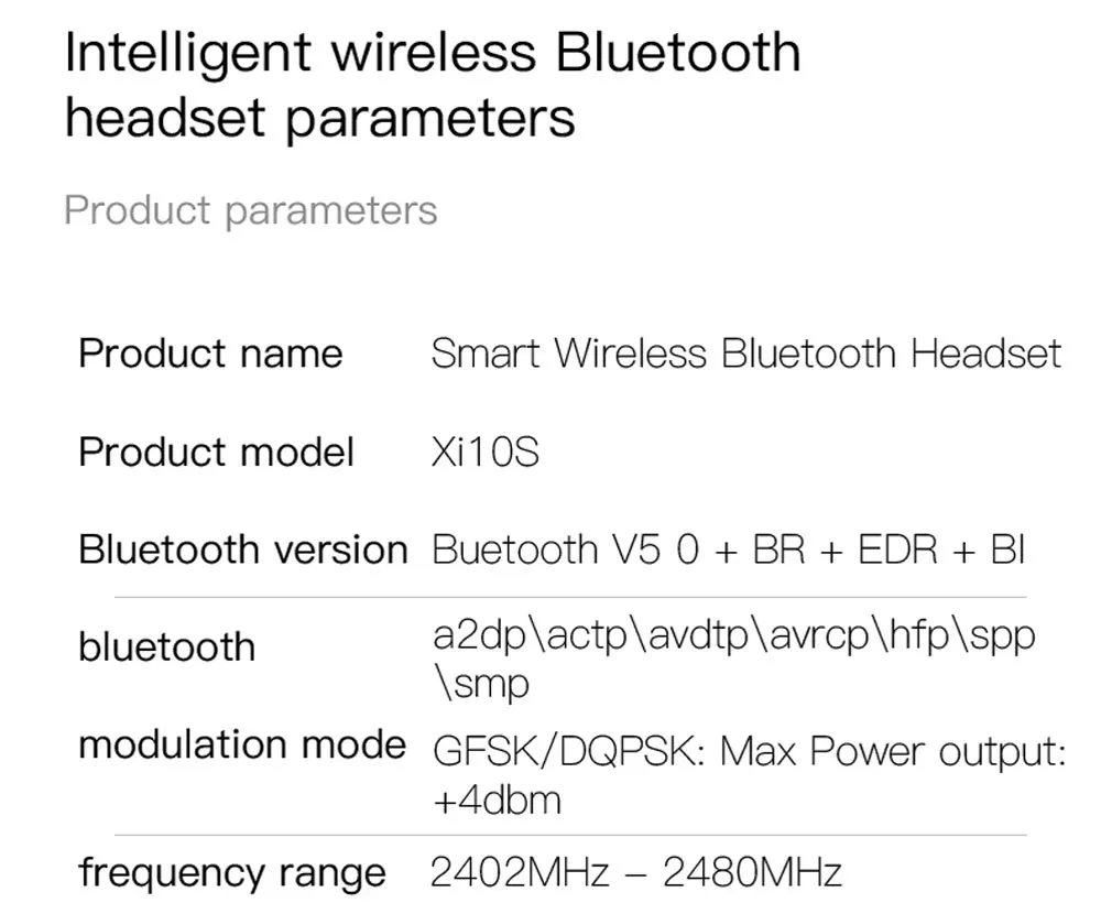 XI10S Bluetooth гарнитура V5.0 стерео спортивные водонепроницаемые наушники беспроводные магнитные наушники с микрофоном для всех смартфонов