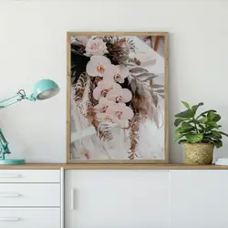 Popular Charming Lightweight Wall Painting Cololrful Assorted Floral Pattern Large Painting for Home Frameless Picture