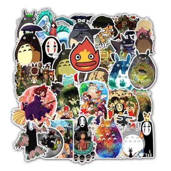 

10/30/50pcs Pack Cartoon Totoro Stickers Waterproof PVC Skateboard Guitar Motorcycle Luggage Water Bottle Funny Sticker Kids Toy