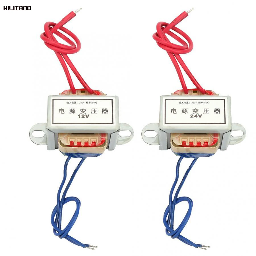

AC 12V/24V Output Voltage 5W Input 220V 50Hz Vertical Mount Single Power Transformer Resistant To High Temperature