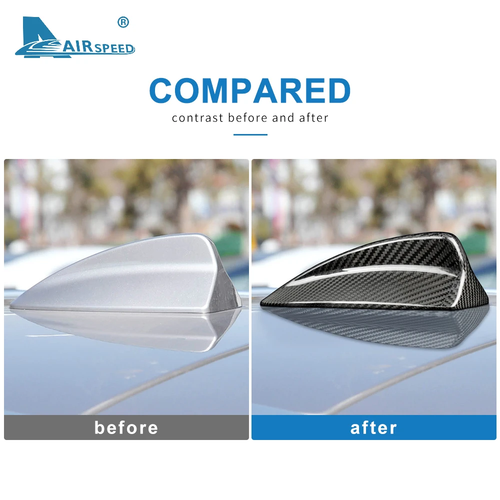 Крышка антенны из углеродного волокна Shark Fin для BMW E90 E92 E46 E36 E60 E70 F20 F30 F10 F22 F31 F15 F21 G30