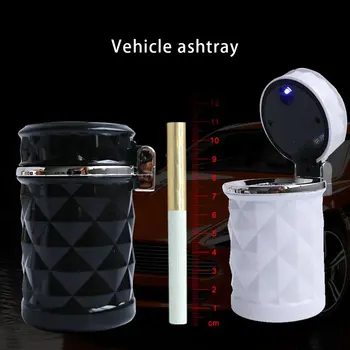 

Diamond Cut-off Car Ashtray Car Ashtray With Led Light Car Ashtray