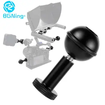 

BGNing Aluminum 1inch Ball Head Anti-loose Adapter 1/4 M5 Adjustable Screw Fix Mount for Canon/Sony/Nikon Camera Cage Accessory