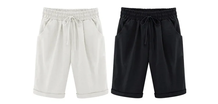 Elastic Waist Casual Comfy Summer Shorts