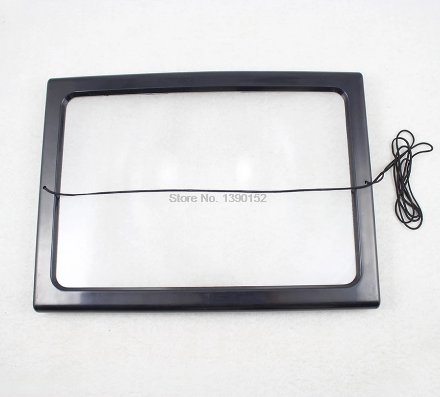 20 шт. увеличительное стекло A4 с 4 светодиодный лампами|magnifier for|magnifier for readingglass magnifier