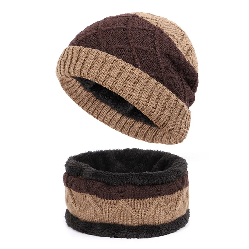 Зимние шапки Skullies Beanies, зимние шапки бини для мужчин и женщин, шерстяной шарф, шапки, Балаклава, маска, вязаная шапка