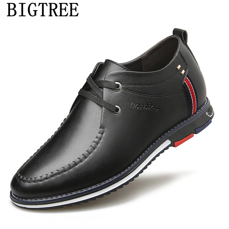 

Elevator Shoes For Men Leather Shoes Men Luxury Fashion Designer Shoes Men High Quality Zapatos De Hombre Casuales Cuero Tenis