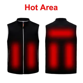 

USB Electric Heated Vest Electric Clothing Charging Heating Vest Clothing For Winter Skiing Hiking Motorcycle Travel Fishing Gol