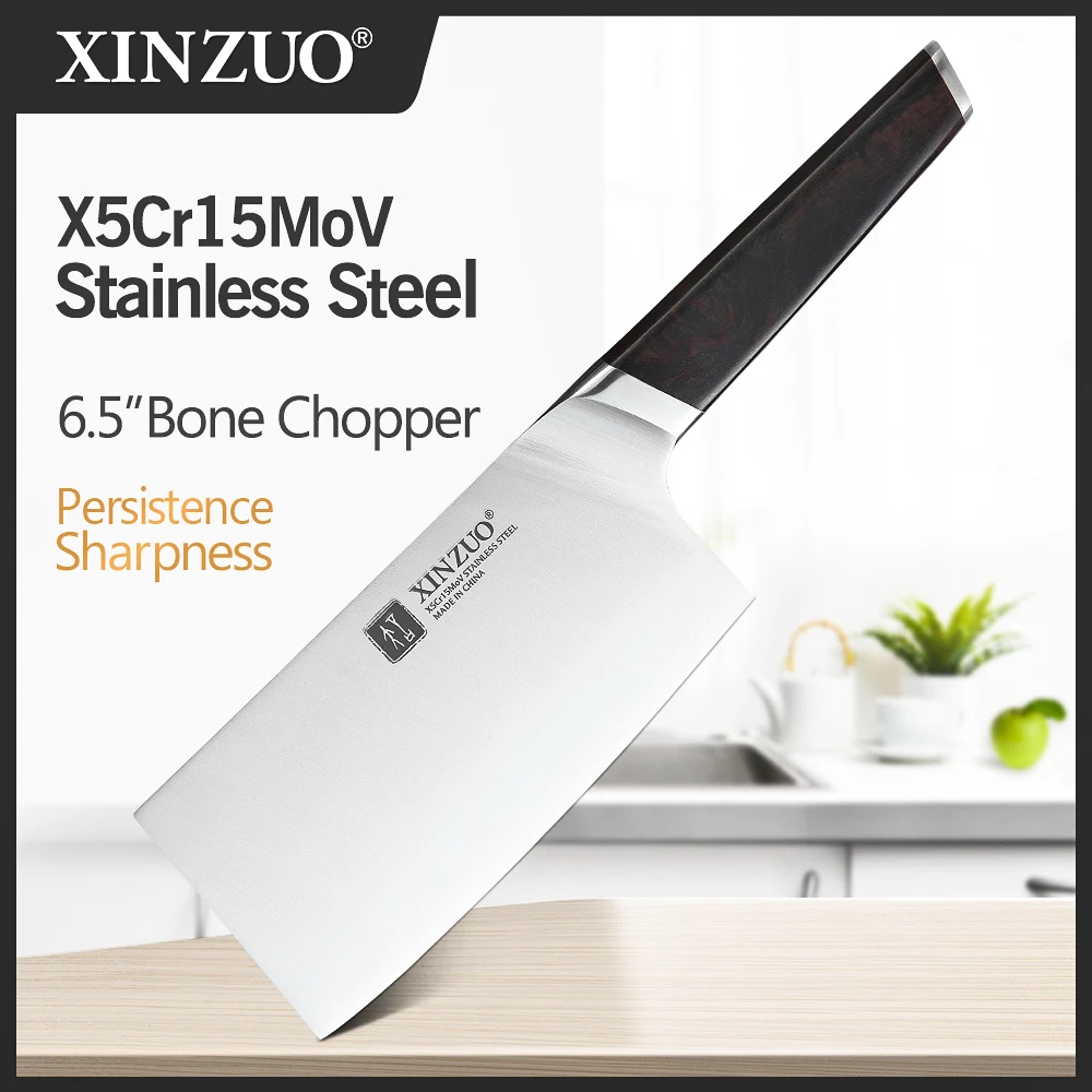Нож XINZUO для измельчения костей 6 5 дюйма X5Cr15Mov кухонные большие ножи из