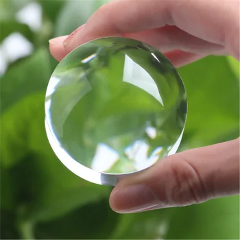 

BIJIA Magnifying Glass Concentrating Paperweight Spherical Optical Reading Magnifier Acrylic95