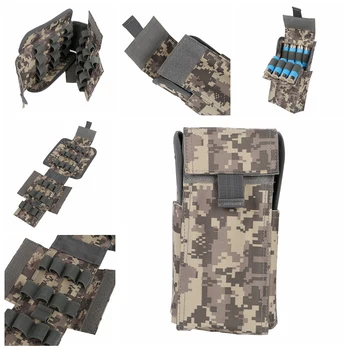 

Outdoor Waterproof Anti-corrosion 12G Bullets Package Hunting Shell Package CS Field Portable Outdoor 25-Hole Bullet Bag Pouches