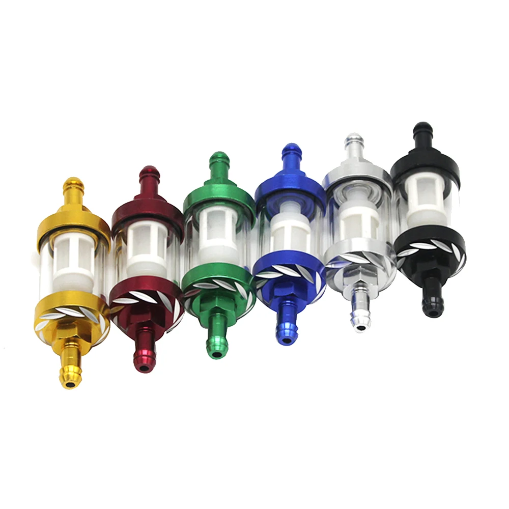 Universal 8mm CNC Petrol Gas Fuel Filter Motorcycle Accessories For Honda for Yamaha ATV Dirt Pit Bike Quad Mope - - Racext 38