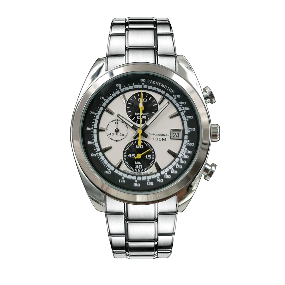 E Move Premium Luxury Men's Multifunctional Quartz E-Commerce Best-Selling Breathable Leather High-Grade Waterproof Watch 