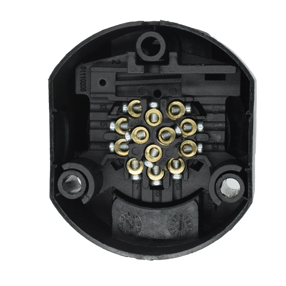 13 Pin Euro presa per rimorchio in plastica accessori per auto caravan 13 poli gancio di traino presa di traino spina adattatore connettore elettrico 12V  34