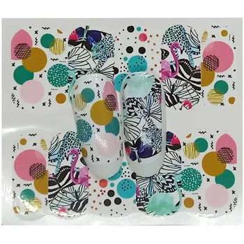 

Slider Flowers Full Wrap Sticker Water Transfer Nail Art Beauty Decal Slider Nail Stickers A04