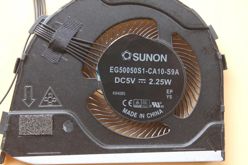 SUNON EG50050S1-CA10-S9A ThinkPad X380 Yoga 370 DC 5V 2,25 W вентилятор охлаждения сервера