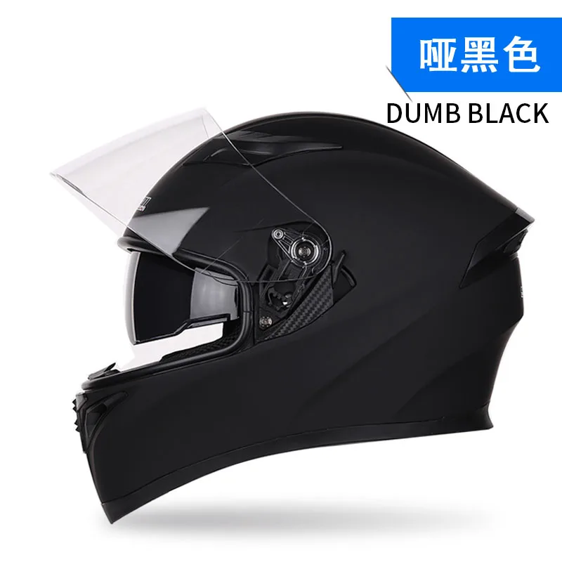Мотоциклетный шлем Полнолицевой гоночный шлем DOT одобренный ECE флип-ап мотоциклетный модульный шлем Casco Capacete мотокросса - Цвет: Dumb black