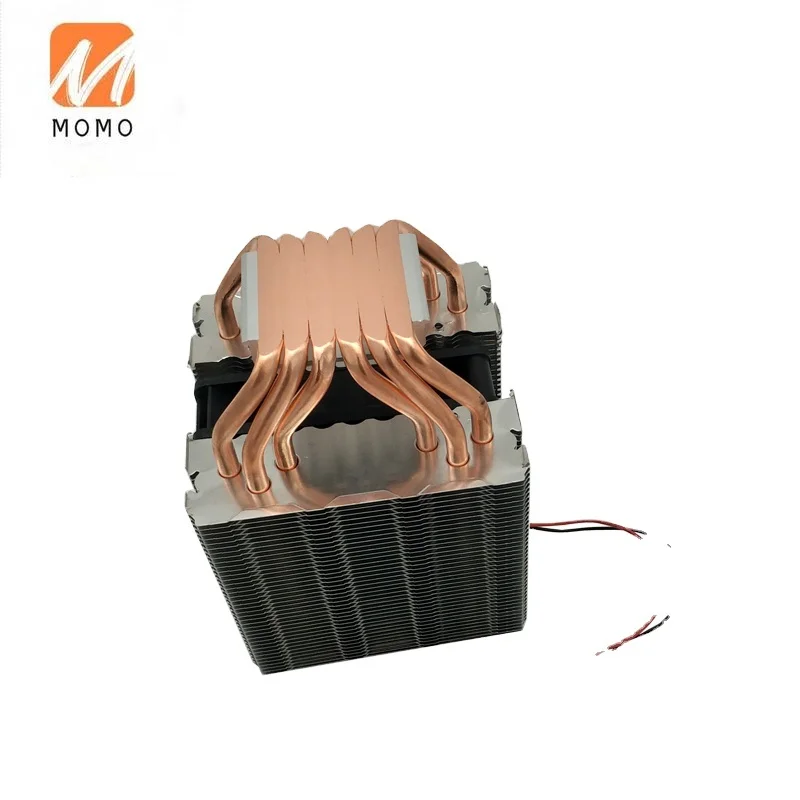 Кулер для процессора радиатор 6 медных тепловых труб вентилятор LGA 775 1150 1151 1366 2011 AMD