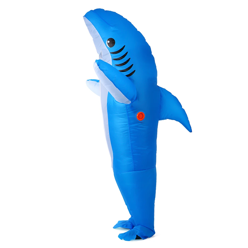 Halloween Cosplay Carnival Inflatable Shark costume Party Costumes for Adults women men Animal cosplay Party Stage Performance
