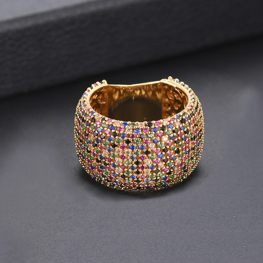 LARRAURI, модные женские свадебные обручальные кольца, ювелирные изделия, роскошные кольца с кубическим цирконием, CZ, женские аксессуары, кольца на палец