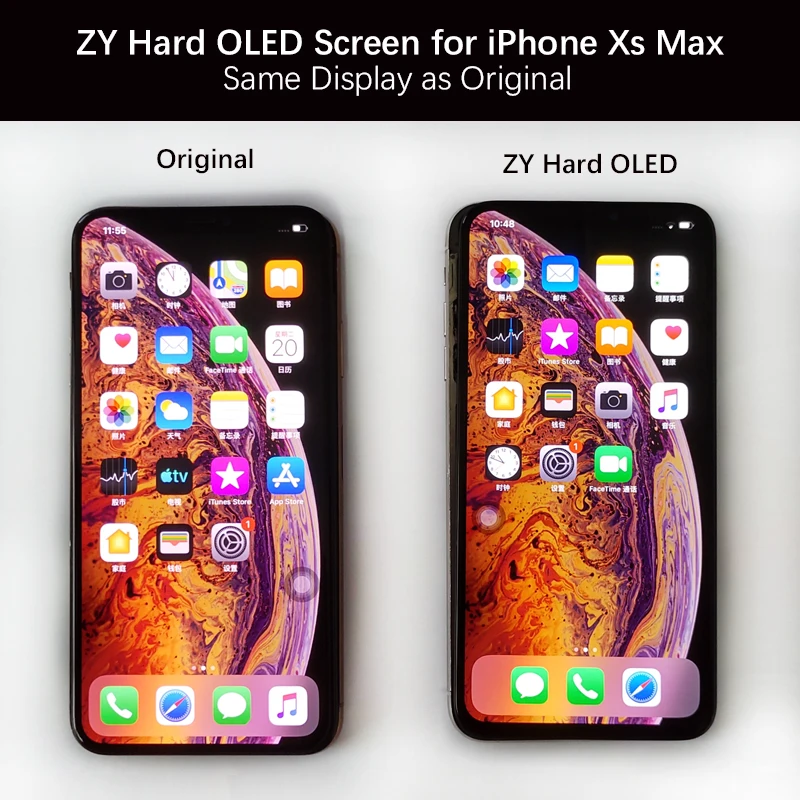 ZY AMOLED экран для Iphone XS X ЖК-дисплей жидкий OLED 3D сенсорный экран для Iphone XS MAX XR Запчасти для сборки Простота установки