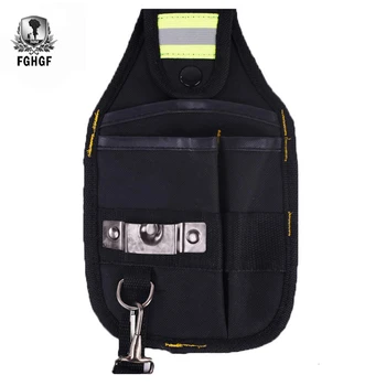 

FGHGF Strong Oxford Cloth And Thicken Wear Design Waterproof Electrician Wide Tool Bag Belt Pockets Holder Kit