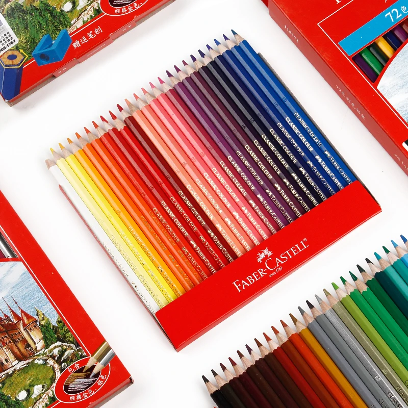 Faber Castell 36/48/72 Набор цветных карандашей профессиональная живопись искусственный