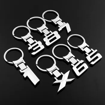 

High-quality metal 3D carving hollow car styling key ring accessories For BMW 3 series 1 5 6 7 8 X series car key chain key ring