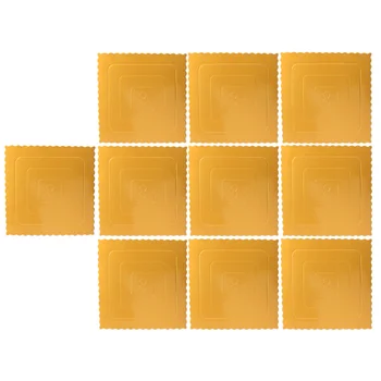 

10 Pcs Cake Pads Paper Cake Pads Cake Base Pads Box Board Square Pads for Bakery Home Cake Dessert