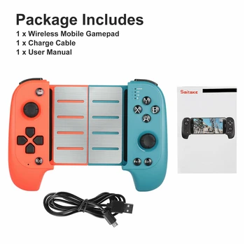 

Bluetooth Mobile Game Controller Wireless Handle Gamepad For iPhone Android PUBG Telescopic Joystick Smart Universal New Arrival