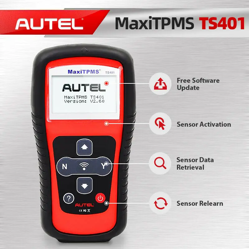 Autel MaxiTPMS TS401 инструмент для диагностики TPMS 433 МГц 315 MX Sensor считывание давления в