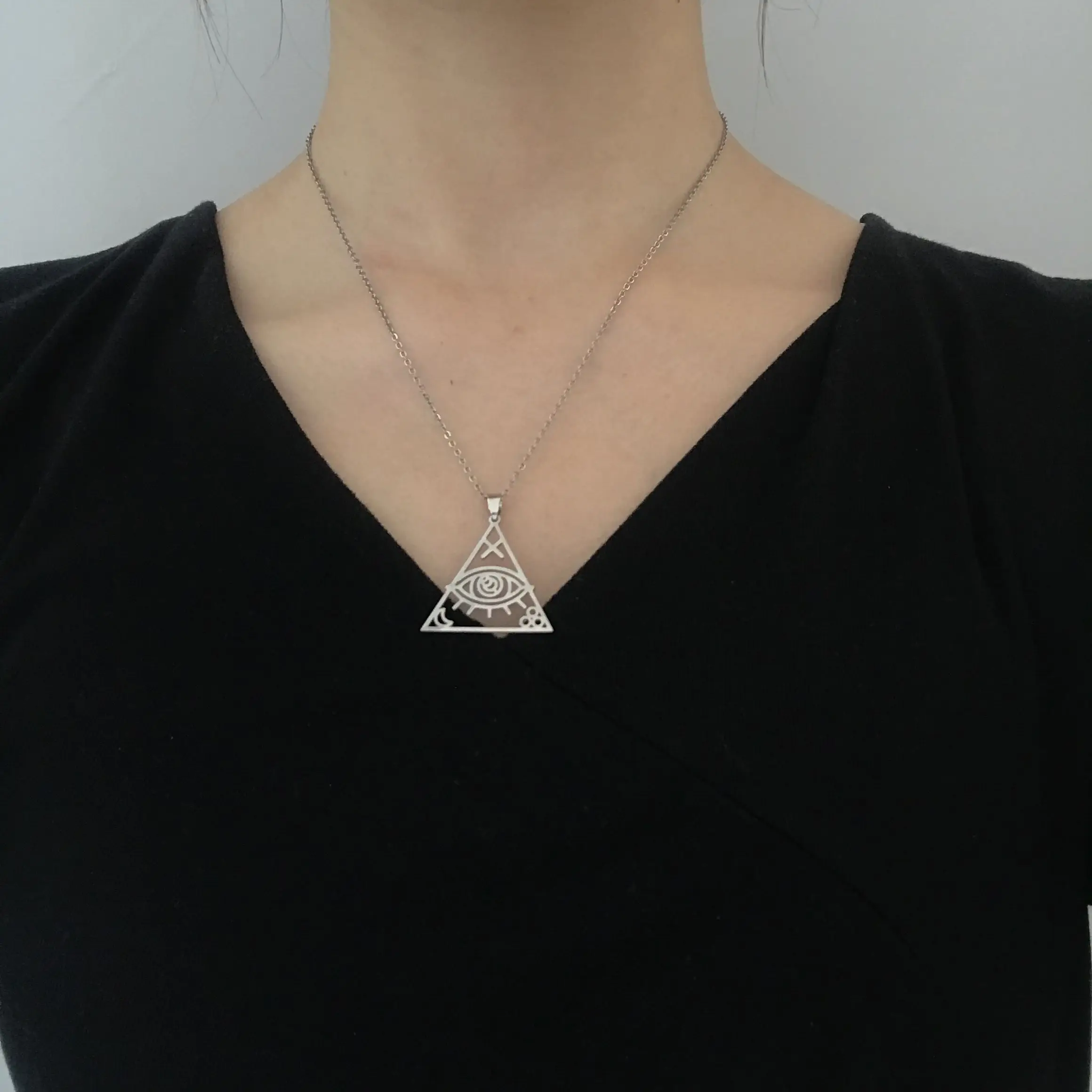 FQSCX Collana Gioielli con Ciondolo Collana Multistrato Collana con