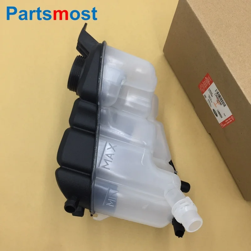 Engine Coolant Reservoir Expansion Overflow Tank with Sensor and Cap Replacement for Volvo S60 S80 XC60 Land Rover LR2 