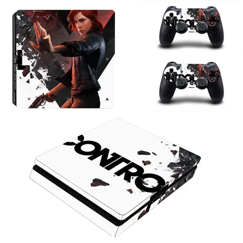 KYSP4S-1347 Управление PS4 тонкий стикер кожи наклейка для playstation 4 консоль и контроллер PS4 тонкий скины стикер s винил - Цвет: KYSP4S-1347