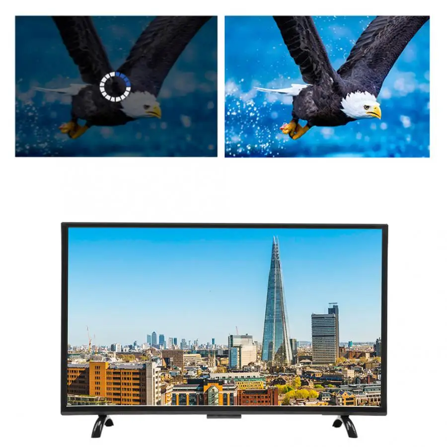 Smart tv de 32 pulgadas, pantalla curva grande, 3000R, curvatura, 4K, HDR, red, 110V - Imagen 5