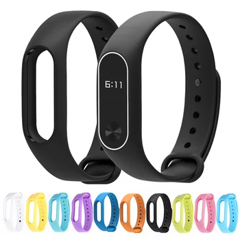 

Women Men Fitness Waterproof Replacement Silicon Strap For Xiaomi Mi Band 2 Candy Color Bracelet Wristbands For Xiaomi MiBand 2
