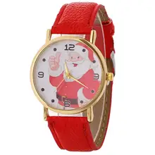 Taoup Santa Merry Christmas Watch Christmas Decoration for Home Xmas Wristwatch Noel Natal Navidad Gifts for Kids Women