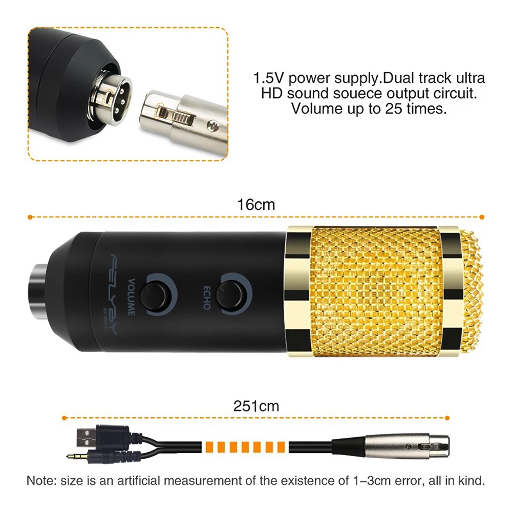 Профессиональный конденсаторный микрофон BM 900 для компьютера|microphone for computer|usb