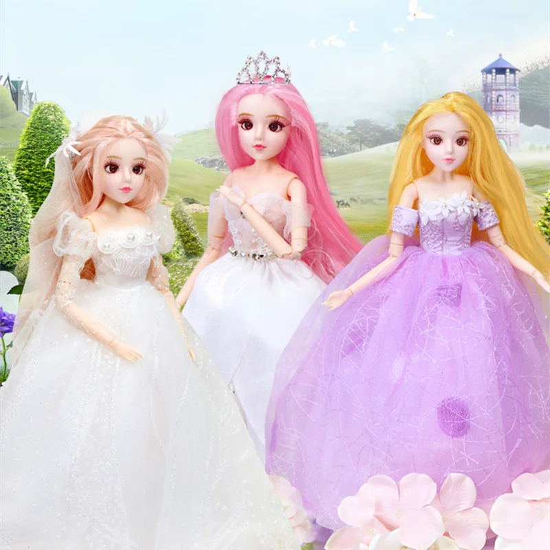 Мм для 1/6 BJD кукла принцесса свадебное платье для куклы 30 см кукла с гибкими суставами