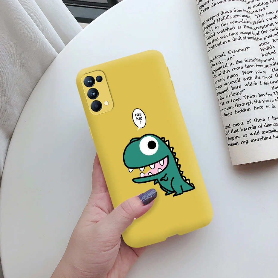 For Oppo Find X3 Lite CPH2145 Case Cute Cartoon Slim Silicone TPU Phone Cover For OPPO Find X3 FindX3 X 3 Lite Case Bumper 6.43" cases for oppo Cases For OPPO