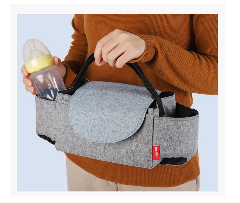 Модная Водонепроницаемая многофункциональная сумка для мам, Детская сумка для подгузников, дорожная сумка для подгузников для малышей, детская коляска, подвесная сумка