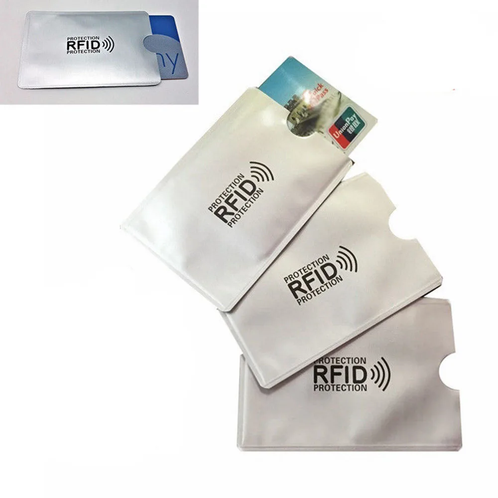 10 или 5 шт. защита от кражи для RFID кредитных карт блокировка держатель чехол кожи